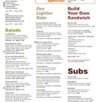 What are some of the options available on the Jason's Deli catering menu?